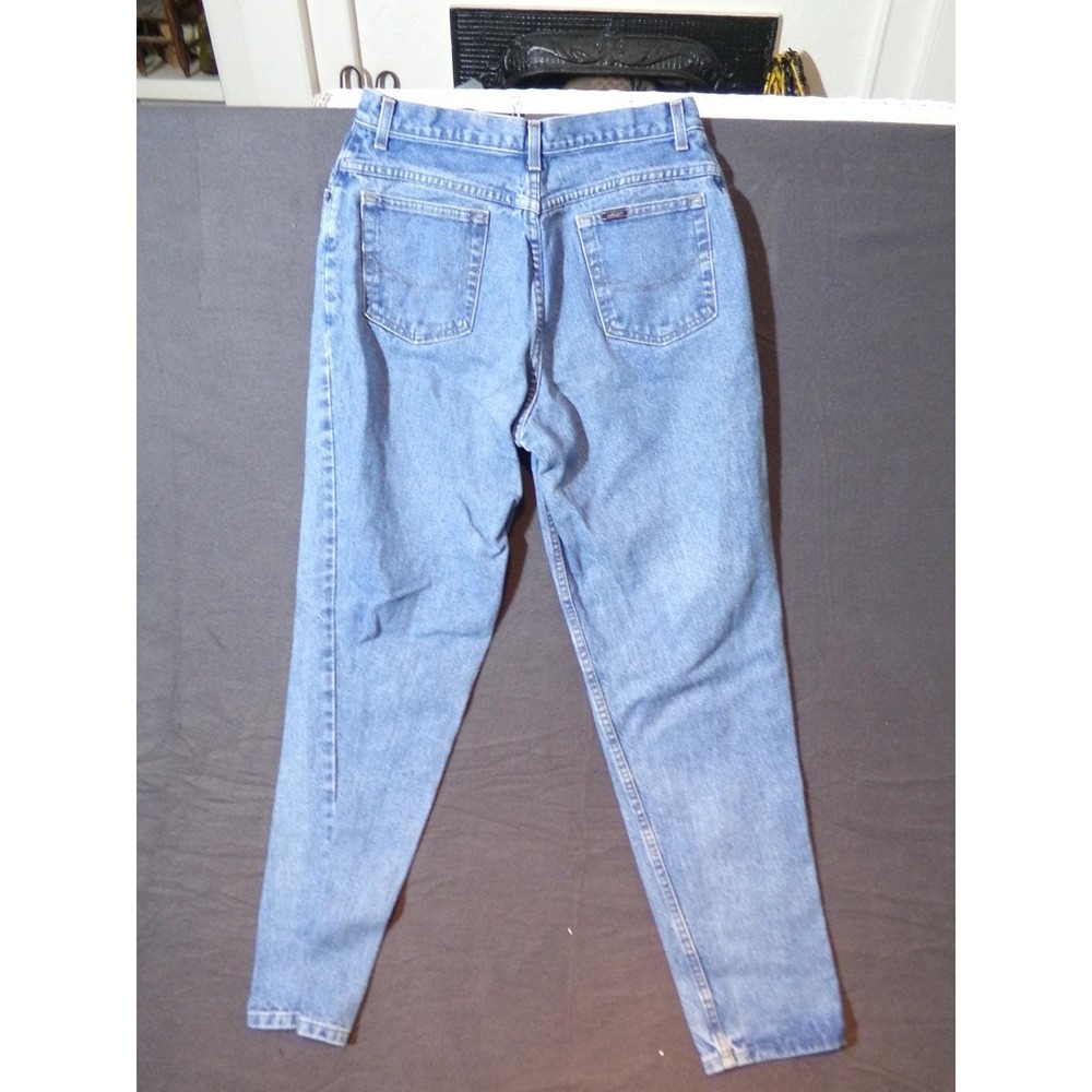 Chic Classic Womens Jeans Size 14 Light Wash High Rise Mom Jeans - Picture 4 of 6